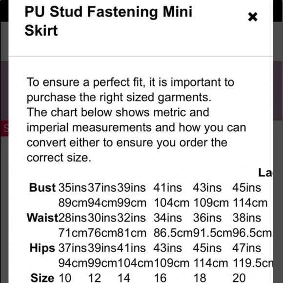 NWT Faux Leather Pocket Mini Skirt 🇬🇧🤟🏻 - Picture 15 of 15